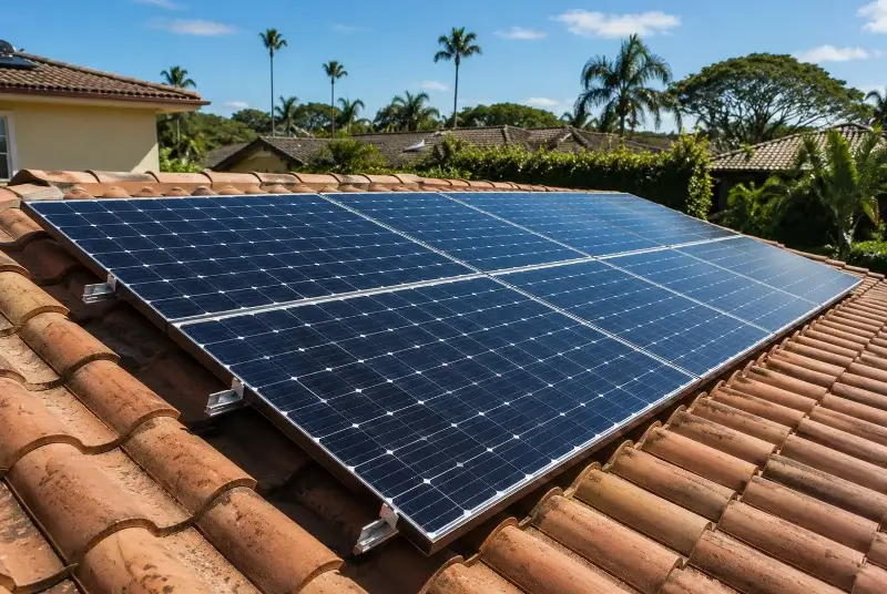 Installation de panneaux solaires à Combrand